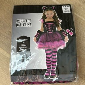 NEW WITH TAGS PURRFECT BALLERINA COSTUME size 4-6